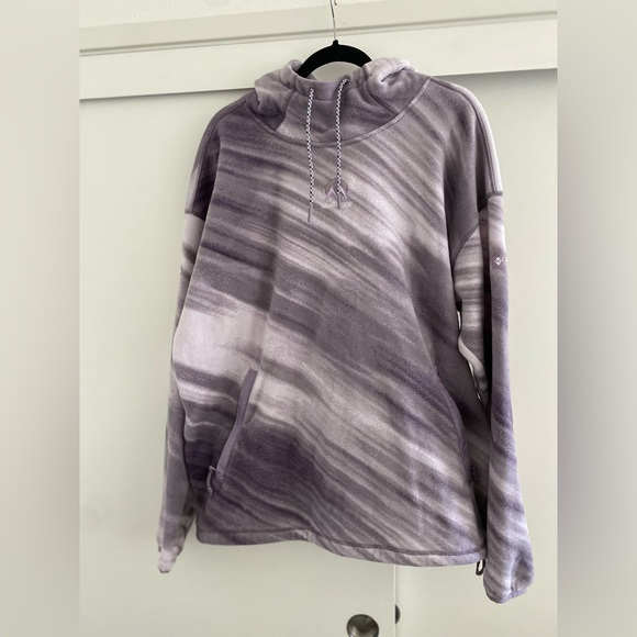 Madhappy Purple Tie Dye Mock Hoodie Size XL - Picture 1 of 5